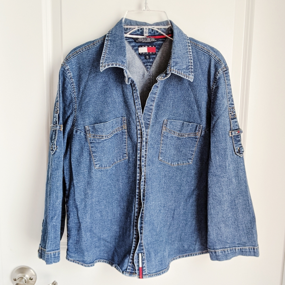 Tommy Hilfiger Denim Button-down Shirt Blue XL